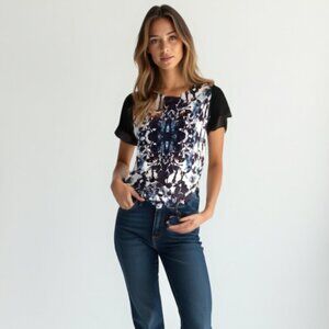 Rebecca Taylor Flowy Floral Top 8